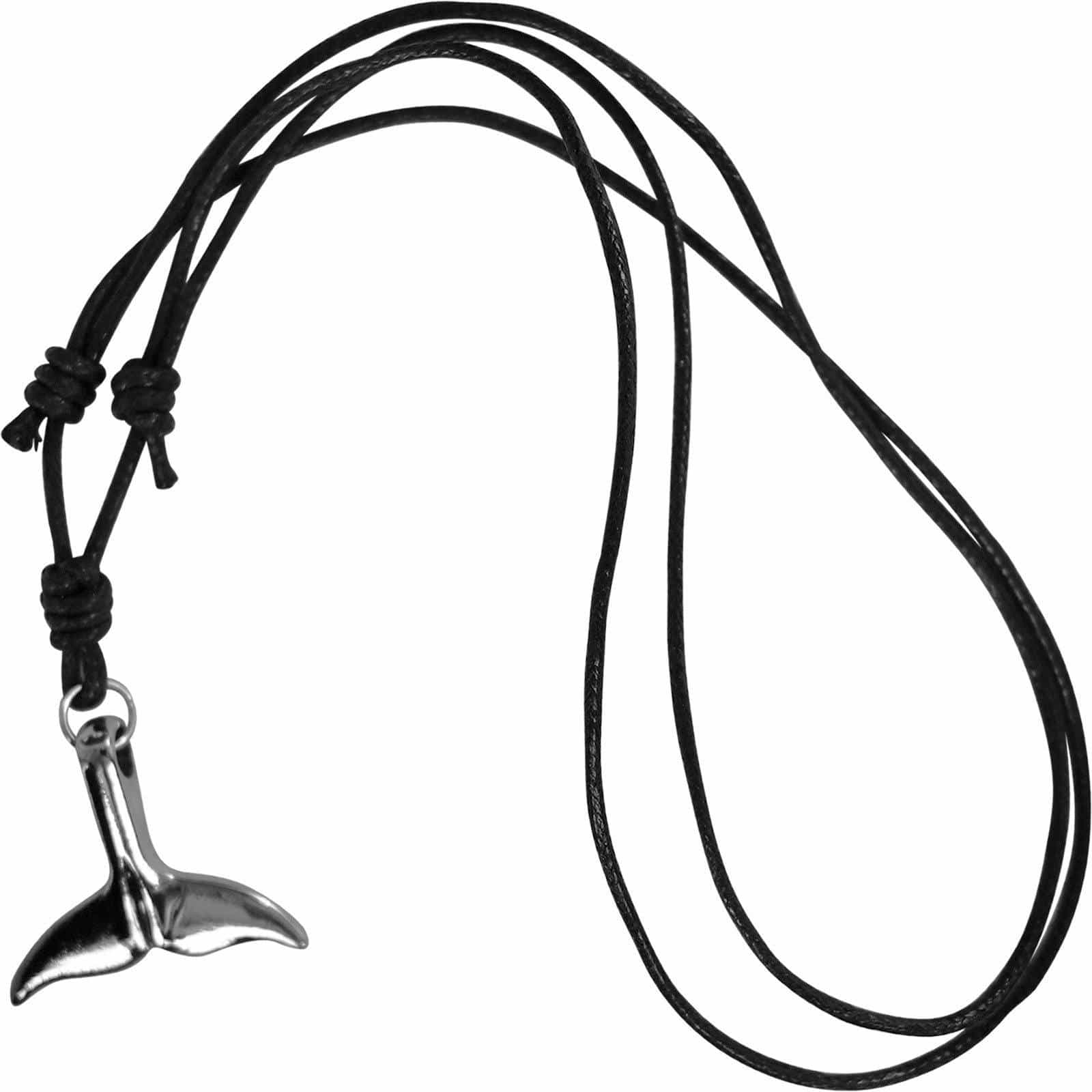 Metal Dolphin Whale Mermaid Tail Pendant Chain Necklace Mens Womens Girls Boys