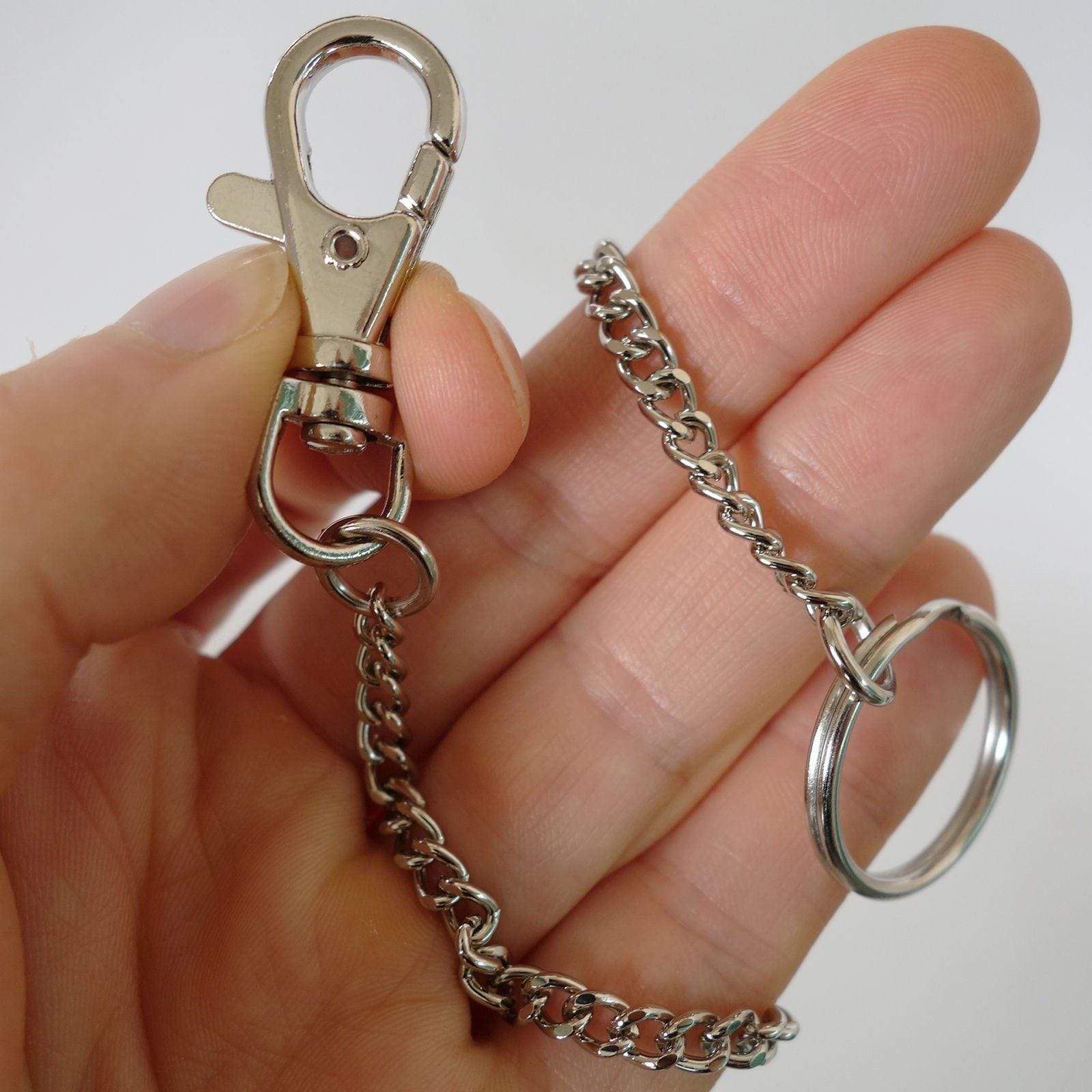 Metal Keyring Keychain Belt Clip Wallet Hipster Security Chain Key Holder Ring Metal Keyring Keychain Belt Clip Wallet Hipster Security Chain Key Holder Ring