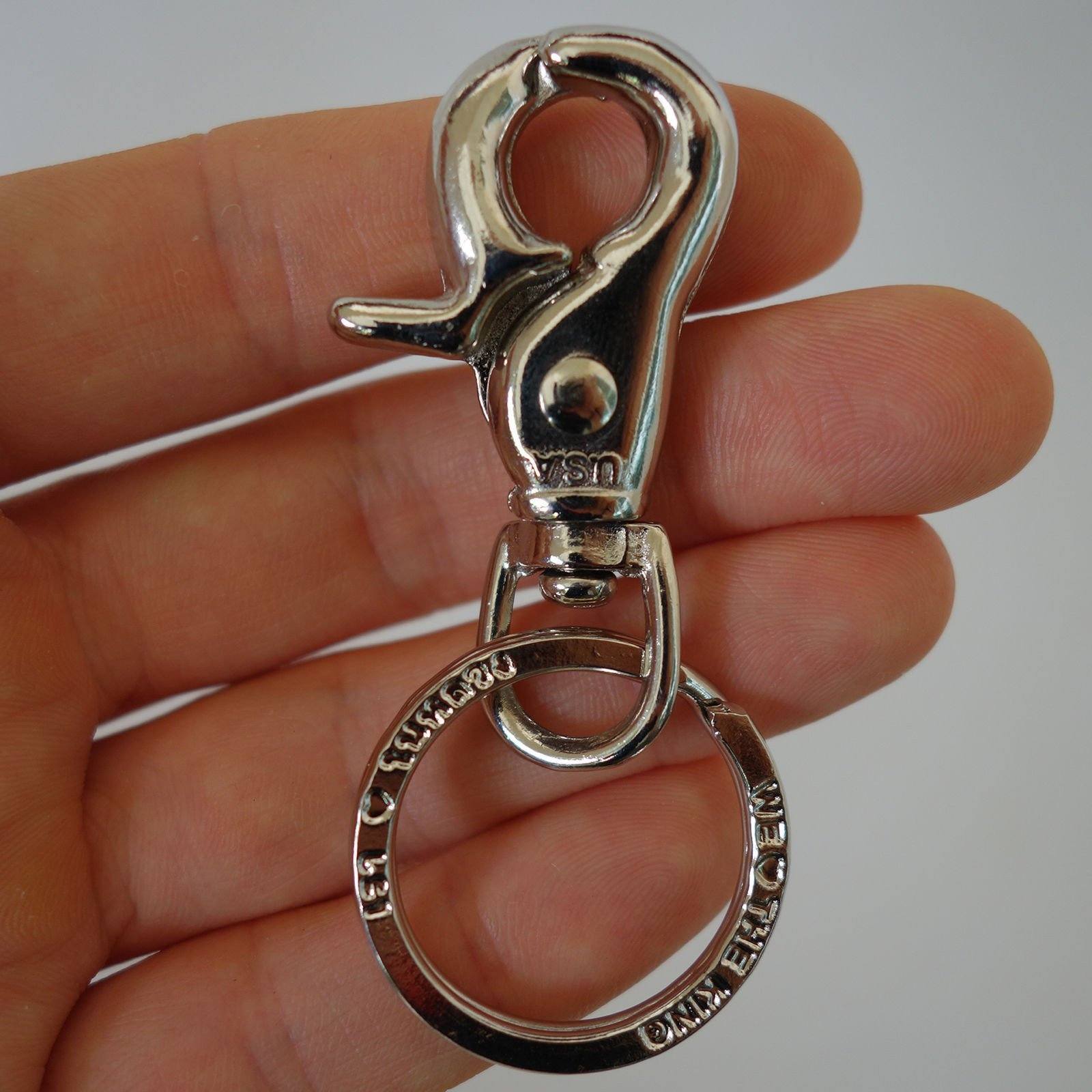 Metal Keyring Keychain Belt Key Holder Fob Chain Dog Collar Lead Harness Clip Metal Keyring Keychain Belt Key Holder Fob Chain Dog Collar Lead Harness Clip
