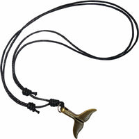 Metal Whale Mermaid Dolphin Tail Pendant Chain Necklace Mens Womens Childrens