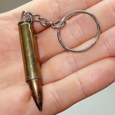 Mock Imitation Bullet Keyring Keychain Keyfob Key Ring Chain Fob Bag Charm Toy