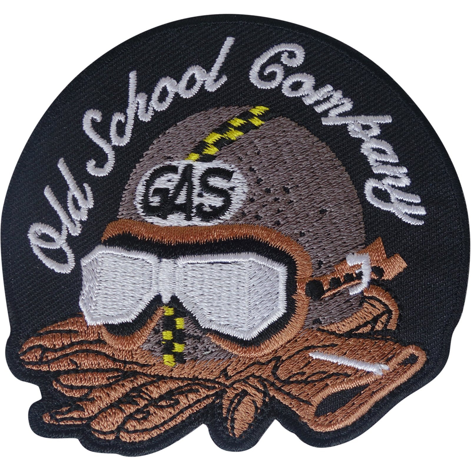 Motorcycle Helmet Motorbike Gloves Goggles Patch Iron Sew On Embroidered Badge