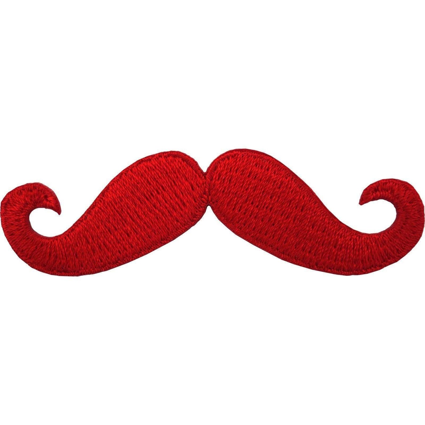 Moustache Embroidered Patch Iron Sew On T Shirt Hat Badge Red Monopoly Mustache