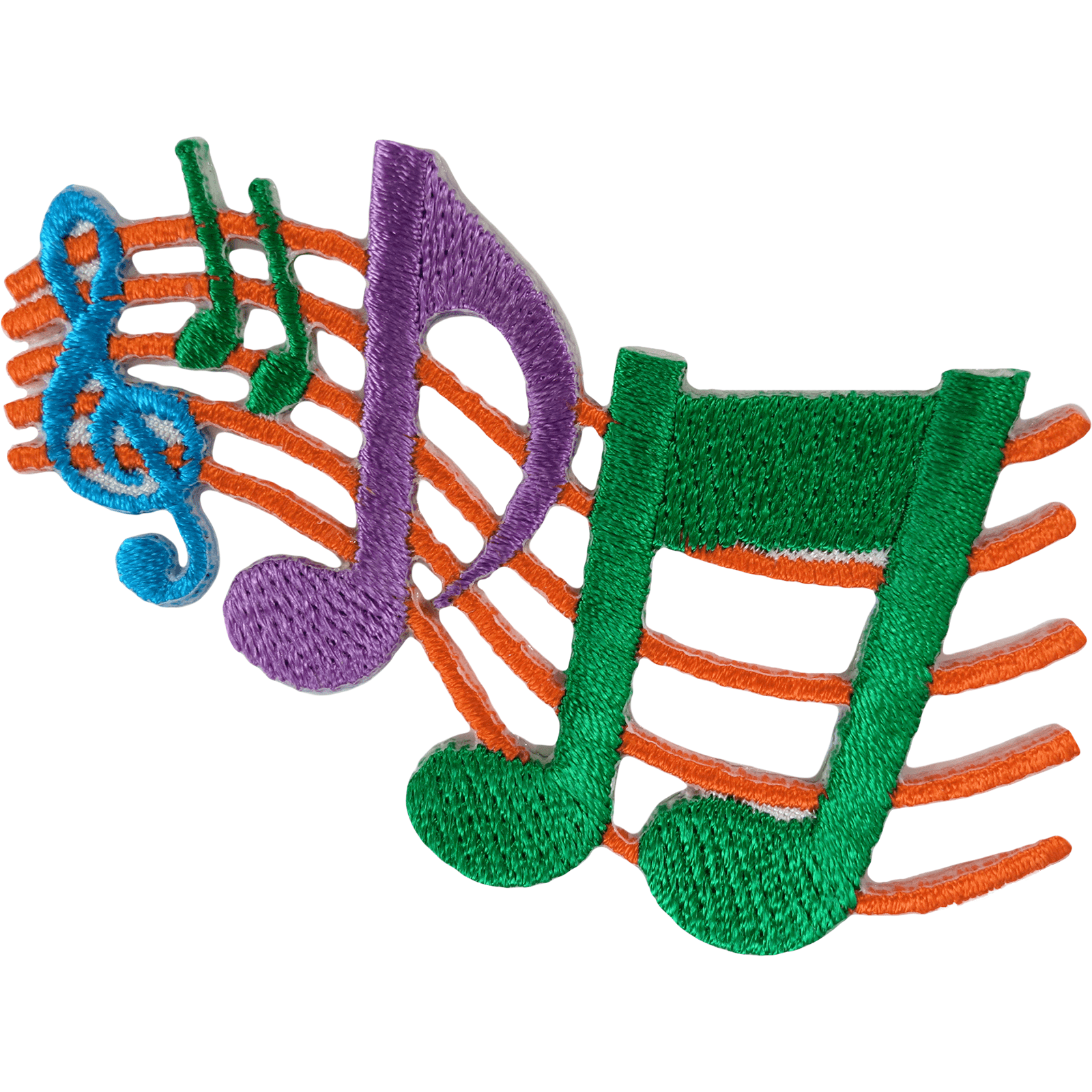 Music Notes Iron Sew On Patch Musical Sheet Jacket Jeans Bag Embroidered Badge