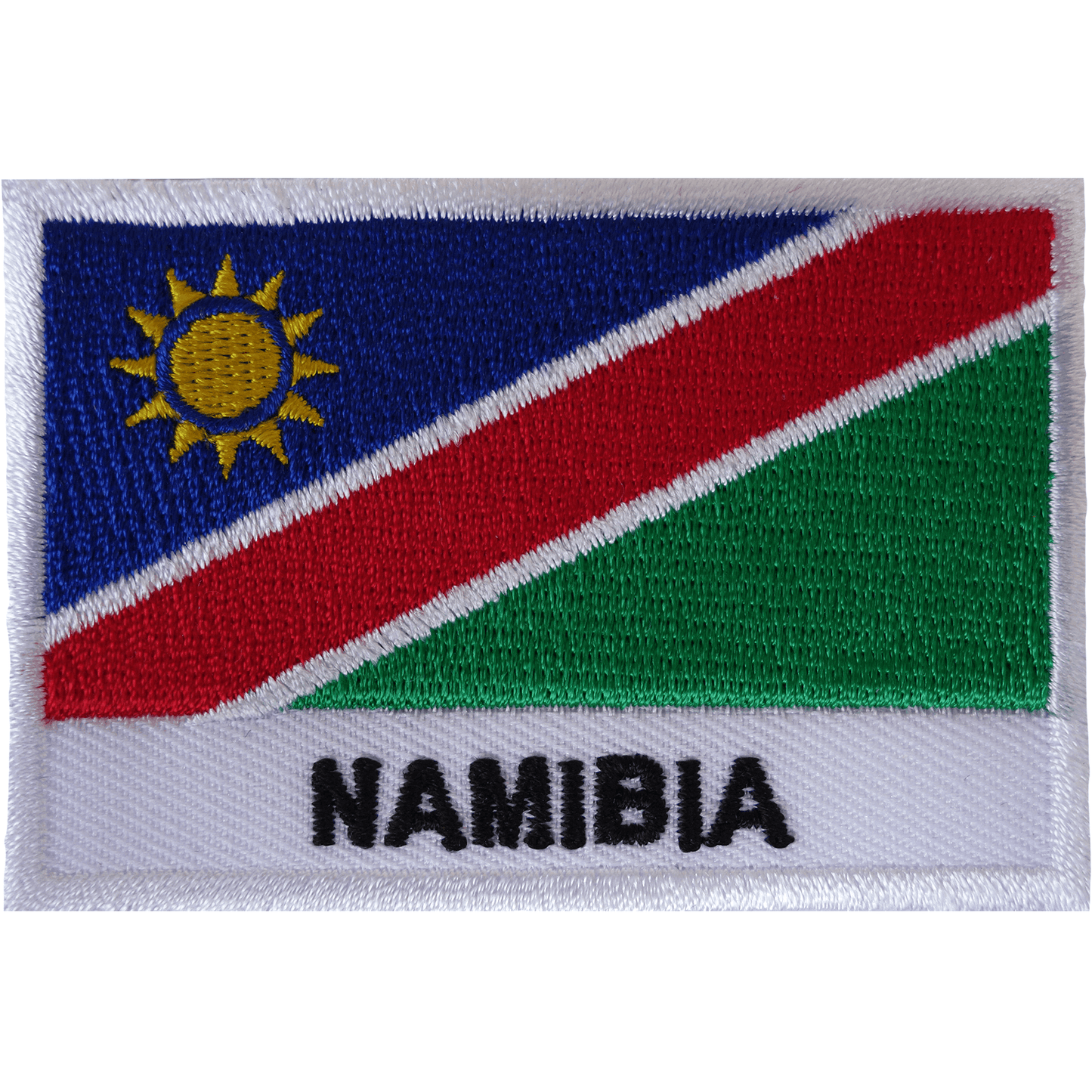 Namibia Flag Iron On Patch Sew On Clothes South Africa African Embroidered Badge