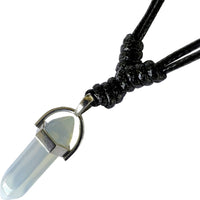 Opal Crystal Necklace Pendant Womens Mens Girl Opalite Quartz Gemstone Jewellery