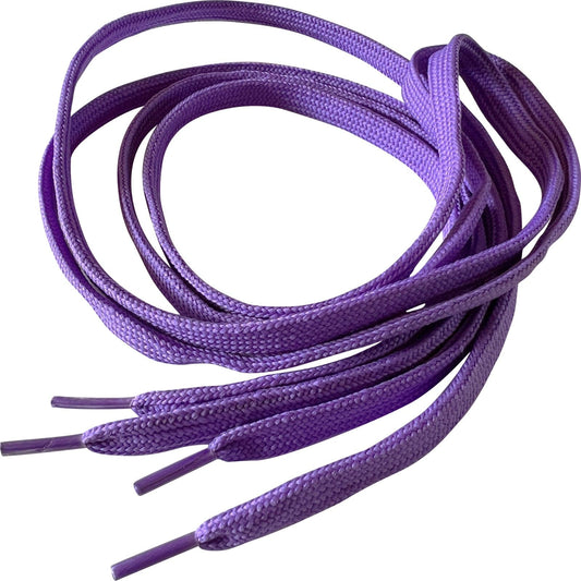 Pair of Plain Lavender Purple Shoe Laces for Womens Childrens Kid Girls Trainers