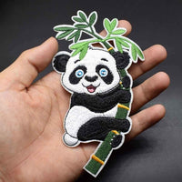 Panda Iron On Patch Sew On Patch Embroidered Badge Embroidery Applique Motif