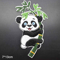 Panda Iron On Patch Sew On Patch Embroidered Badge Embroidery Applique Motif