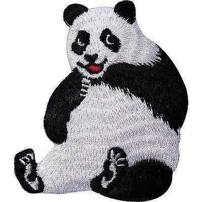 Panda Embroidered Iron / Sew On Patch Clothes Jacket T Shirt Jeans Bag Cap Badge