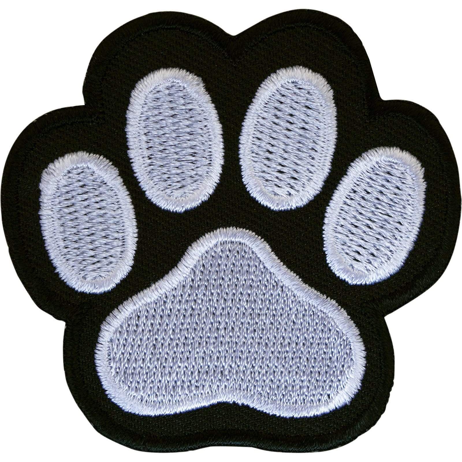 Paw Print Patch Iron Sew On Clothes Bag Embroidered Badge Embroidery Applique