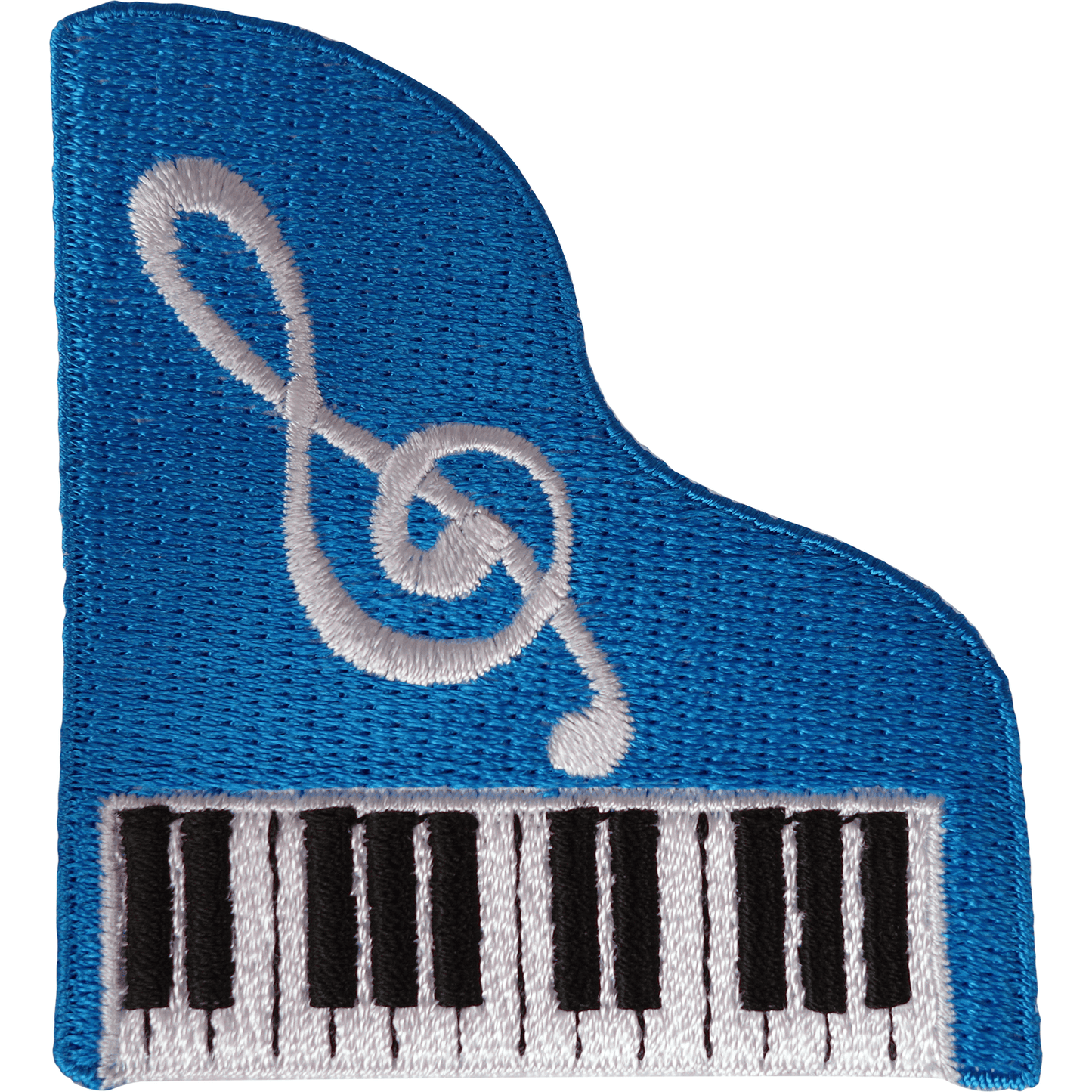 Piano Patch Iron Sew On Clothes Embroidered Badge Music Note Embroidery Applique