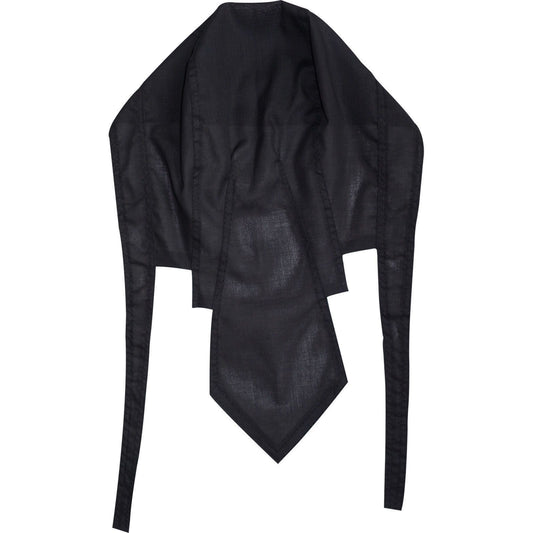 Plain Black Bandana Biker Durag Pirate Fancy Dress Cycling Catering Chef Hat Cap