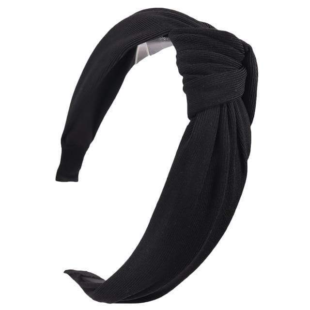 21 / China Plain Colour Fabric Headbands Hair Bands Knot Design