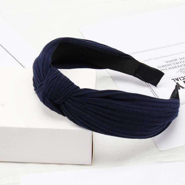 36 / China Plain Colour Fabric Headbands Hair Bands Knot Design