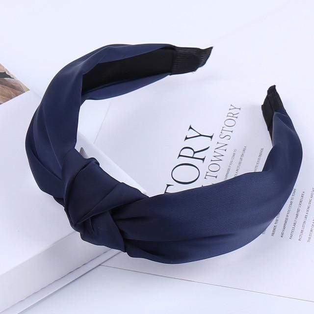 10 / China Plain Colour Fabric Headbands Hair Bands Knot Design