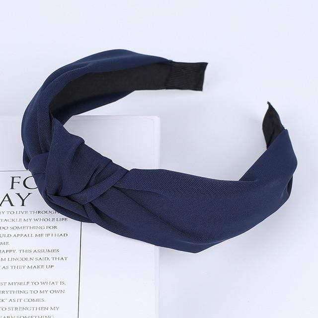 45 / China Plain Colour Fabric Headbands Hair Bands Knot Design
