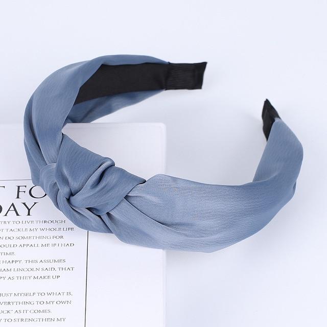 11 / China Plain Colour Fabric Headbands Hair Bands Knot Design