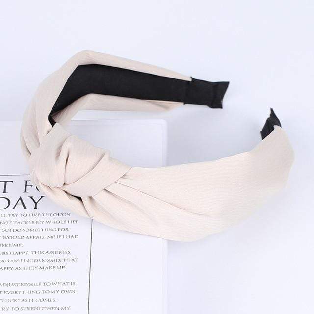 12 / China Plain Colour Fabric Headbands Hair Bands Knot Design