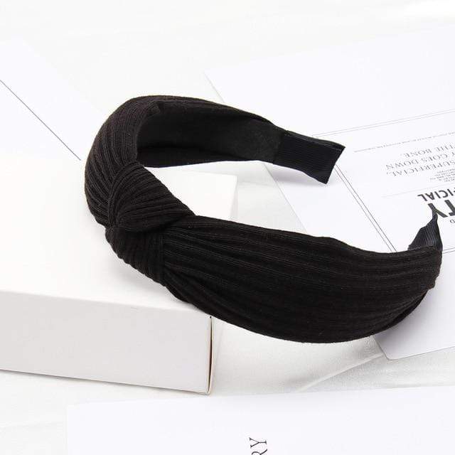 33 / China Plain Colour Fabric Headbands Hair Bands Knot Design