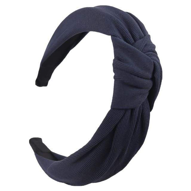 23 / China Plain Colour Fabric Headbands Hair Bands Knot Design