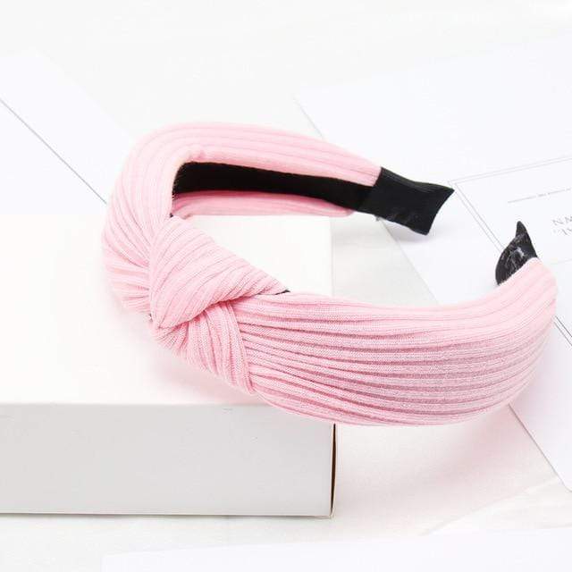 41 / China Plain Colour Fabric Headbands Hair Bands Knot Design