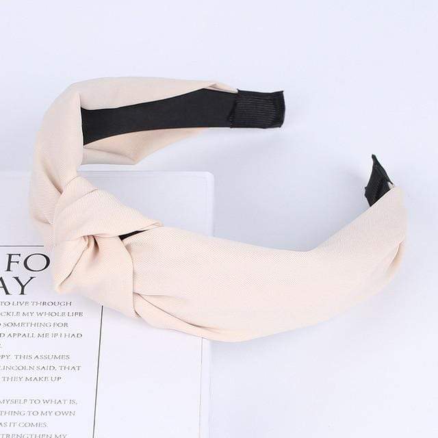 47 / China Plain Colour Fabric Headbands Hair Bands Knot Design