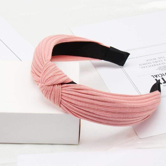 40 / China Plain Colour Fabric Headbands Hair Bands Knot Design
