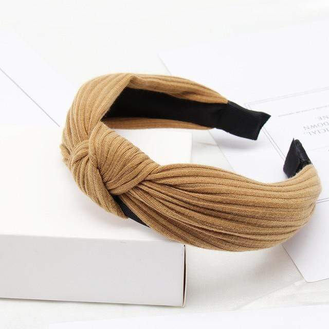 39 / China Plain Colour Fabric Headbands Hair Bands Knot Design