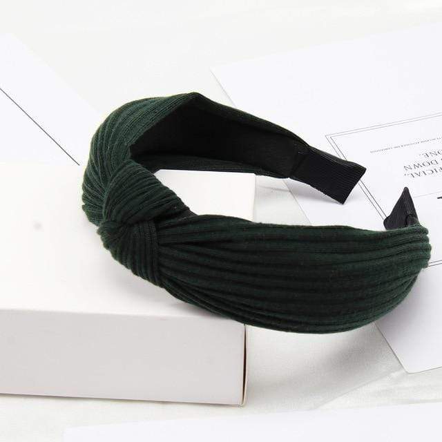 38 / China Plain Colour Fabric Headbands Hair Bands Knot Design