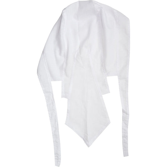Plain White Bandana Biker Durag Pirate Fancy Dress Cycling Catering Chef Hat Cap