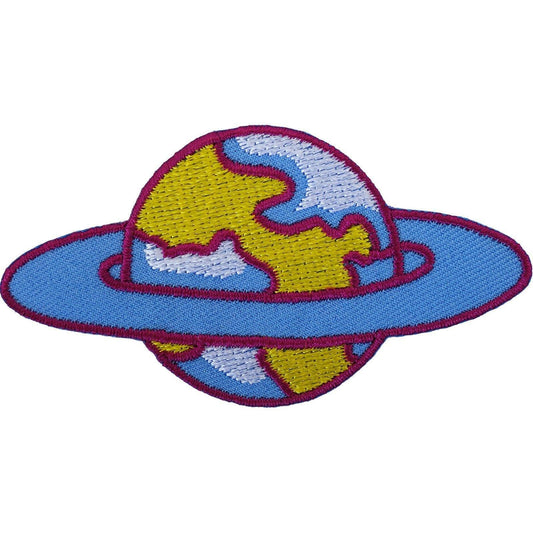 Planet Badge Iron Sew On Patch Embroidered Galaxy Space Star Embroidery Applique