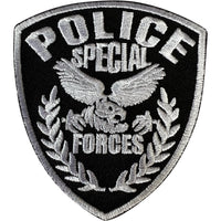 Police Officer Special Forces Patch Iron On Sew On Embroidered Badge Fancy Dress