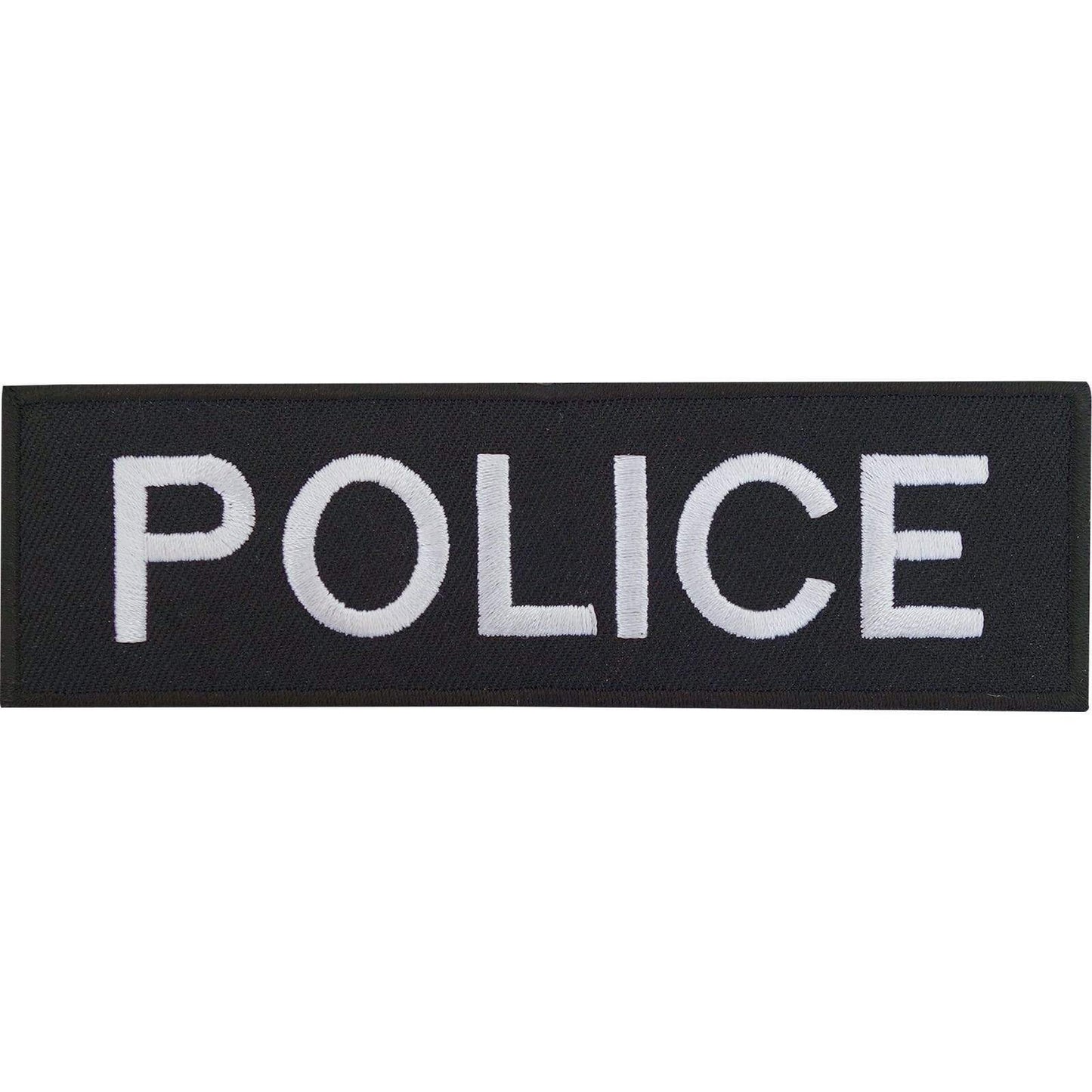 Police Patch Embroidered Iron Sew On Badge Policeman Officer Fancy Dress Costume