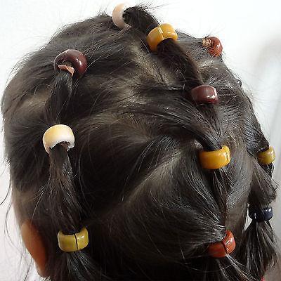 Ponytail Hair Braiding Beads Clips Clamps Grips Girls Kids Pony Tail Plait Braid