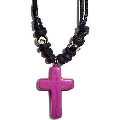 Purple Jesus Cross Pendant Chain Necklace Mens Womens Ladies Boy Girls Jewellery Purple Jesus Cross Pendant Chain Necklace Mens Womens Ladies Boy Girls Jewellery