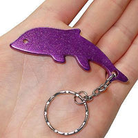 Purple Metal Dolphin Key Ring Chain Fob Bottle Opener Keyring Keychain Bag Charm Purple Metal Dolphin Key Ring Chain Fob Bottle Opener Keyring Keychain Bag Charm