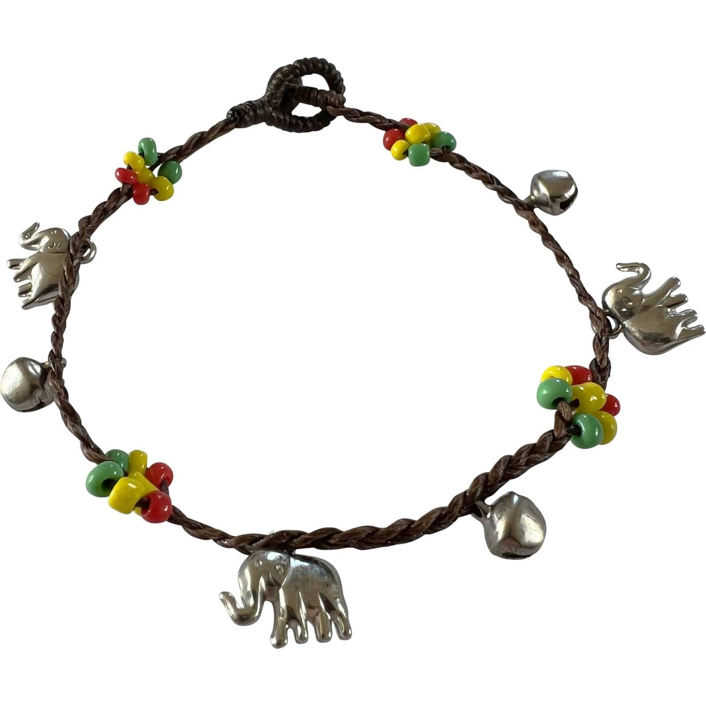 Rasta Flower Elephant Beads Ankle Bracelet Foot Anklet Chain Reggae Jewellery