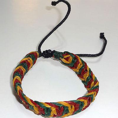 Rasta Hippie Bracelet Wristband Bangle Mens Womens Ladies Boys Girls Jewellery