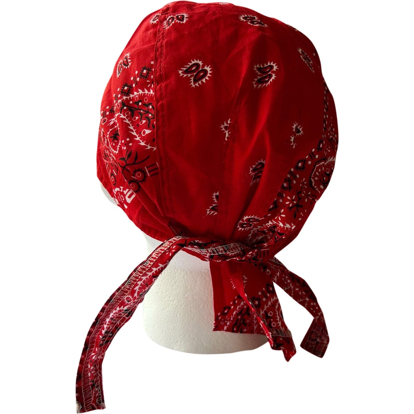Red Bandana Zandana Hairband Headband Headscarf Durag Hair Head Band Sun Hat Cap