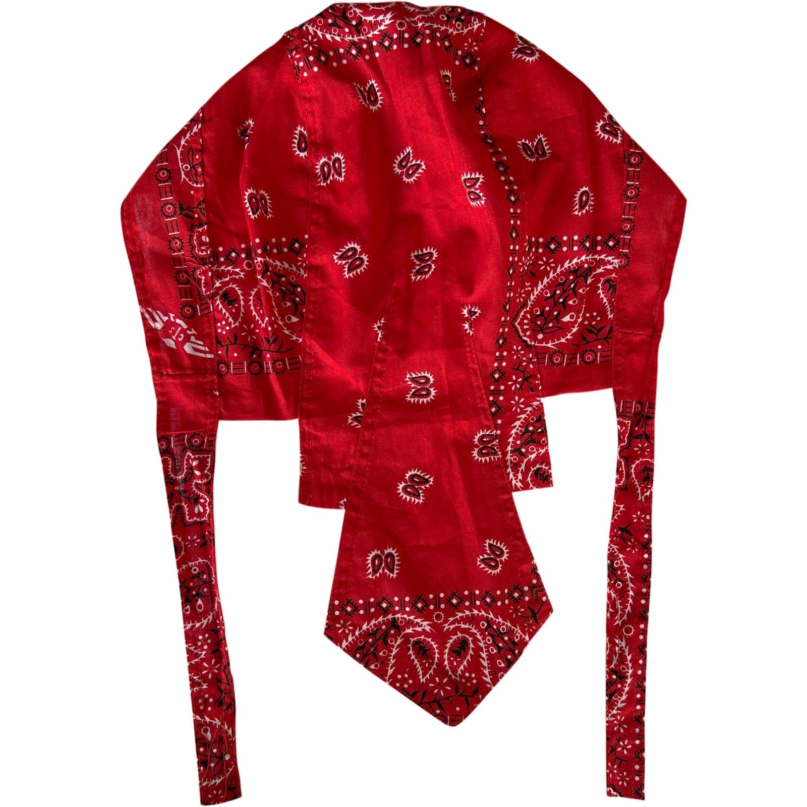 Red Bandana Zandana Hairband Headband Headscarf Durag Hair Head Band Sun Hat Cap