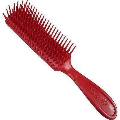 Red Detangle Frizzy Curly Thick Straight Hair Brush Barber Salon Girls Kids Comb Red Detangle Frizzy Curly Thick Straight Hair Brush Barber Salon Girls Kids Comb