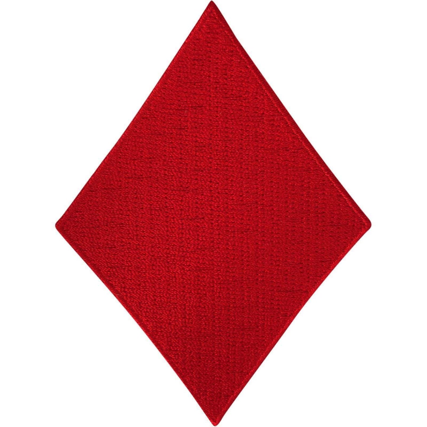 Red Diamond Patch Iron Sew On Clothes Bag Poker Playing Cards Embroidered Badge
