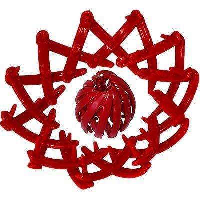 Red Expanding Pony Tail Hair Clip Clamp Grip Claw Ponytail Clasp Girl Kid Womens Red Expanding Pony Tail Hair Clip Clamp Grip Claw Ponytail Clasp Girl Kid Womens