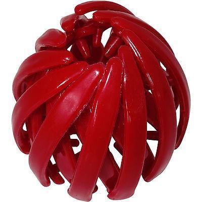 Red Expanding Pony Tail Hair Clip Clamp Grip Claw Ponytail Clasp Girl Kid Womens Red Expanding Pony Tail Hair Clip Clamp Grip Claw Ponytail Clasp Girl Kid Womens