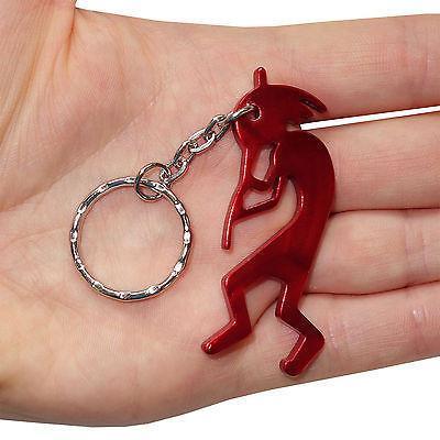 Red Flute Player Key Ring Chain Fob Bottle Opener Keyring Keychain Bag Charm Toy