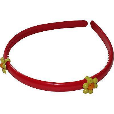 Red Hairband Flower Bead Headband Alice Hair Band Girls Kids Fashion Accessories