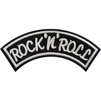 Rock 'N' Roll Embroidered Patch Music Badge Iron On / Sew On Clothes Jacket Bag