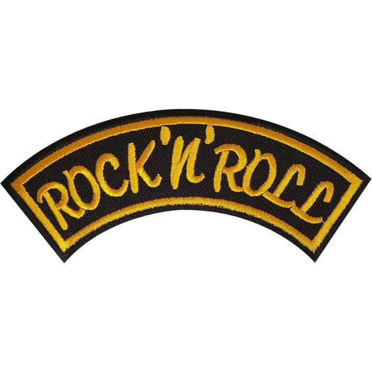 Rock 'N' Roll Embroidered Patch Music Badge Iron / Sew On Jacket Bag and Clothes