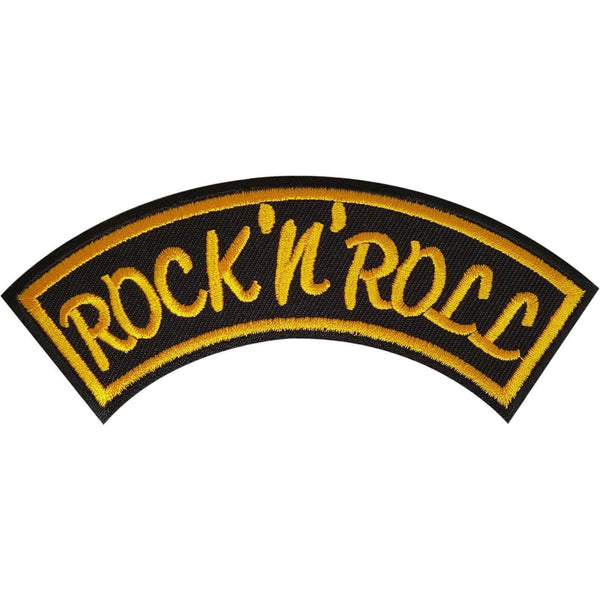 Rock 'N' Roll Embroidered Patch Music Badge Iron / Sew On Jacket Bag and Clothes
